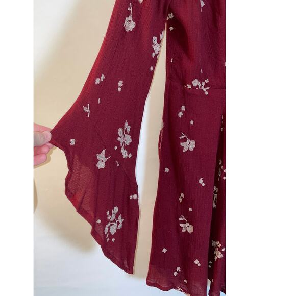 Free People Jasmine Embroidered Kimono Dress - Size 12 - Picture 3 of 11